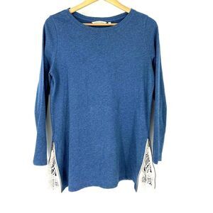 Soft Surroundings Darcy Sweatshirt Lace